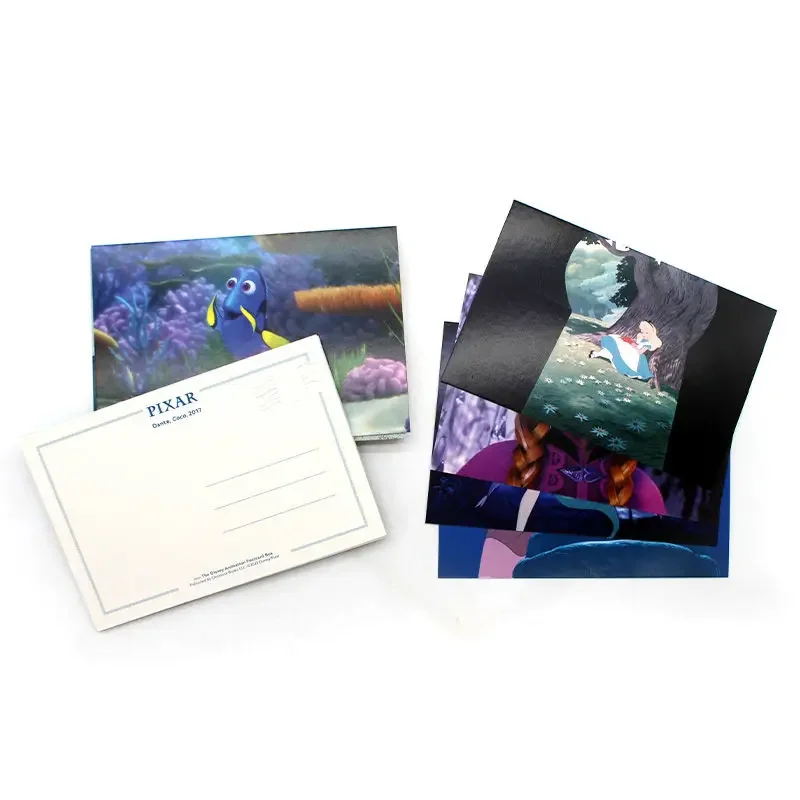 Disney cartoon frozen bookmark gift box postcard set Collection Card set collection Christmas present gift