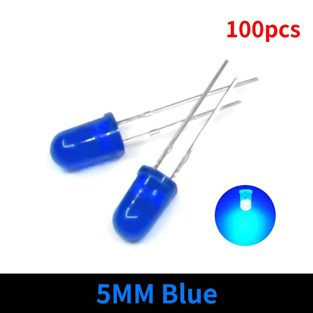 Arduino Kit de 100 Diodes LED 5mm Bleu Jaune Rouge Vert à prix pas cher