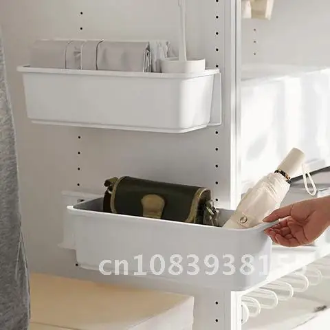 

Storage Rack Under The Sink Closet Spice Bottle Rack Plastic Free Perforation Wall-Mounted Bathroom Shelf Kitchen Accessories