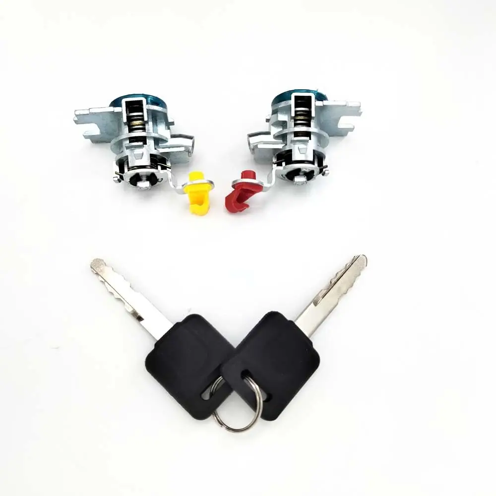 2pcs Door Lock Cylinder w/Keys for Nissan Versa 2007-2013 H0601EL00B H0601EL00A