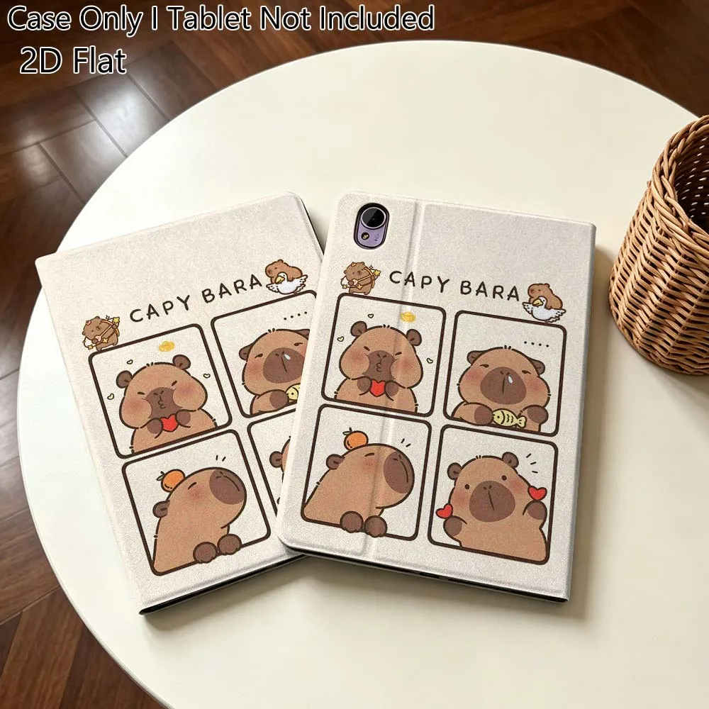 Cartoon Capybara Art Gift Soft Tablet Case
