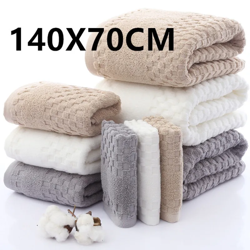 Cotton Bath Towel Adult Soft Absorbent Towels Bathroom Sets Large Beach Towel Luxury Hotel Spa Towels For Home SPORTS TOWEL