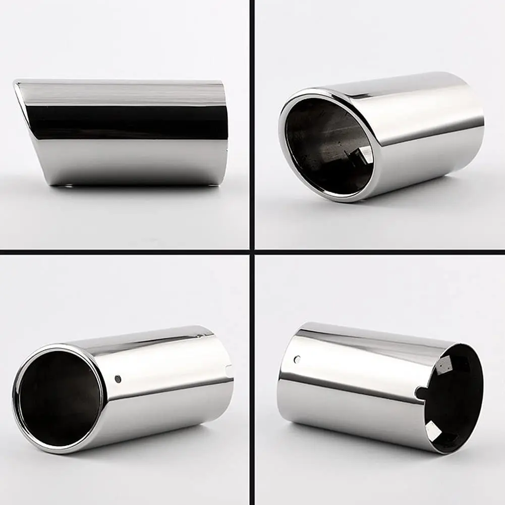 Stainless Steel Exhaust Muffler Tip 3 Inch/7.6cm Inlet Muffler, Compatible with Audi, VW CC 2012-2015/ Passat 2011-2015 / Tiguan exhaust muffler tip,exhaust pipe muffler,exhaust trim pipe