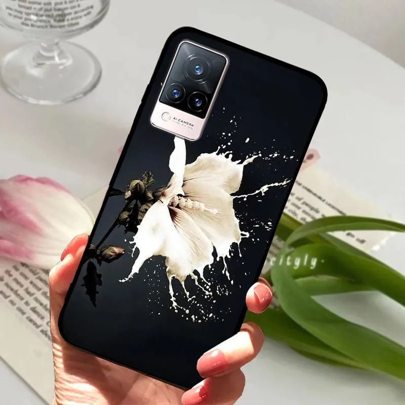 Soft Silicone Phone TPU Coque Cover for Vivo V21 Series - Protective s Shell