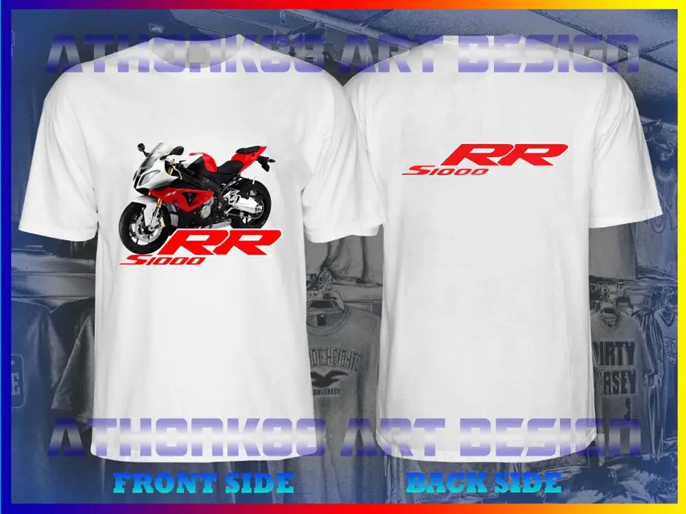 

NEW S1000RR T-SHIRT German Motorcycle Motorrad double side