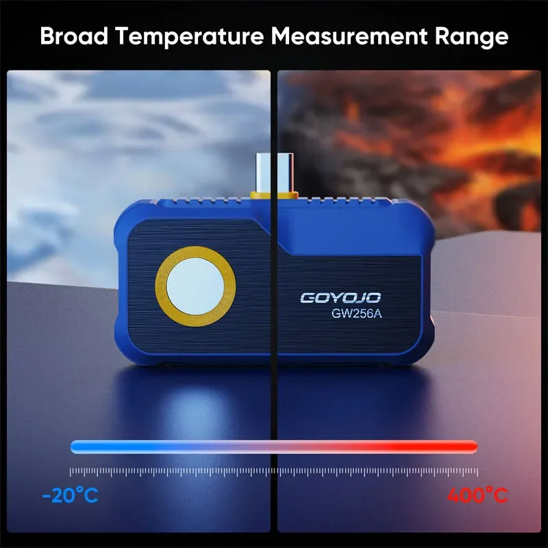 256*192 Mobile Phones Thermal Imager GW256A Thermal Imaging Camera Type-C Camera For Device Fault Detect thermal imaging camera
