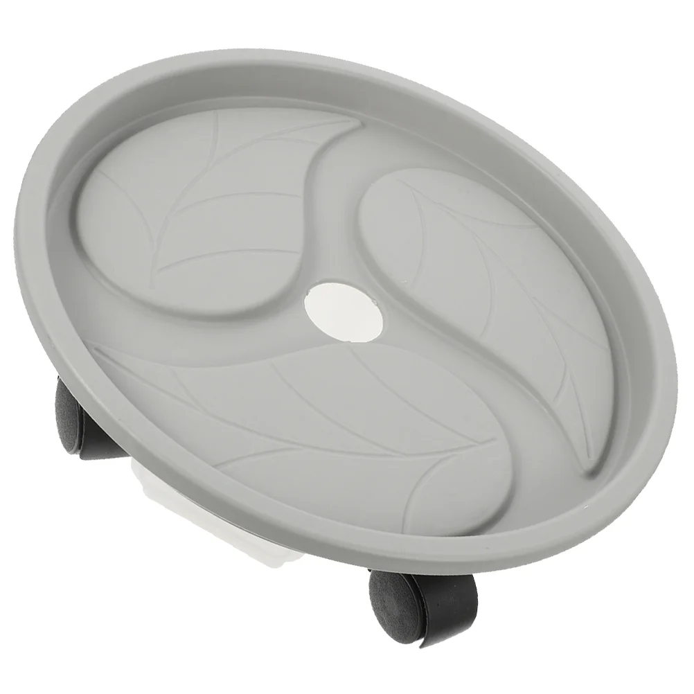 Movable Casters Flower Pot Tray Plant Coasters Rolling With Wheels Storage Holders Planter Tray Plastic For Potted Plant plant saucer flowerpot holder plastic plant saucer