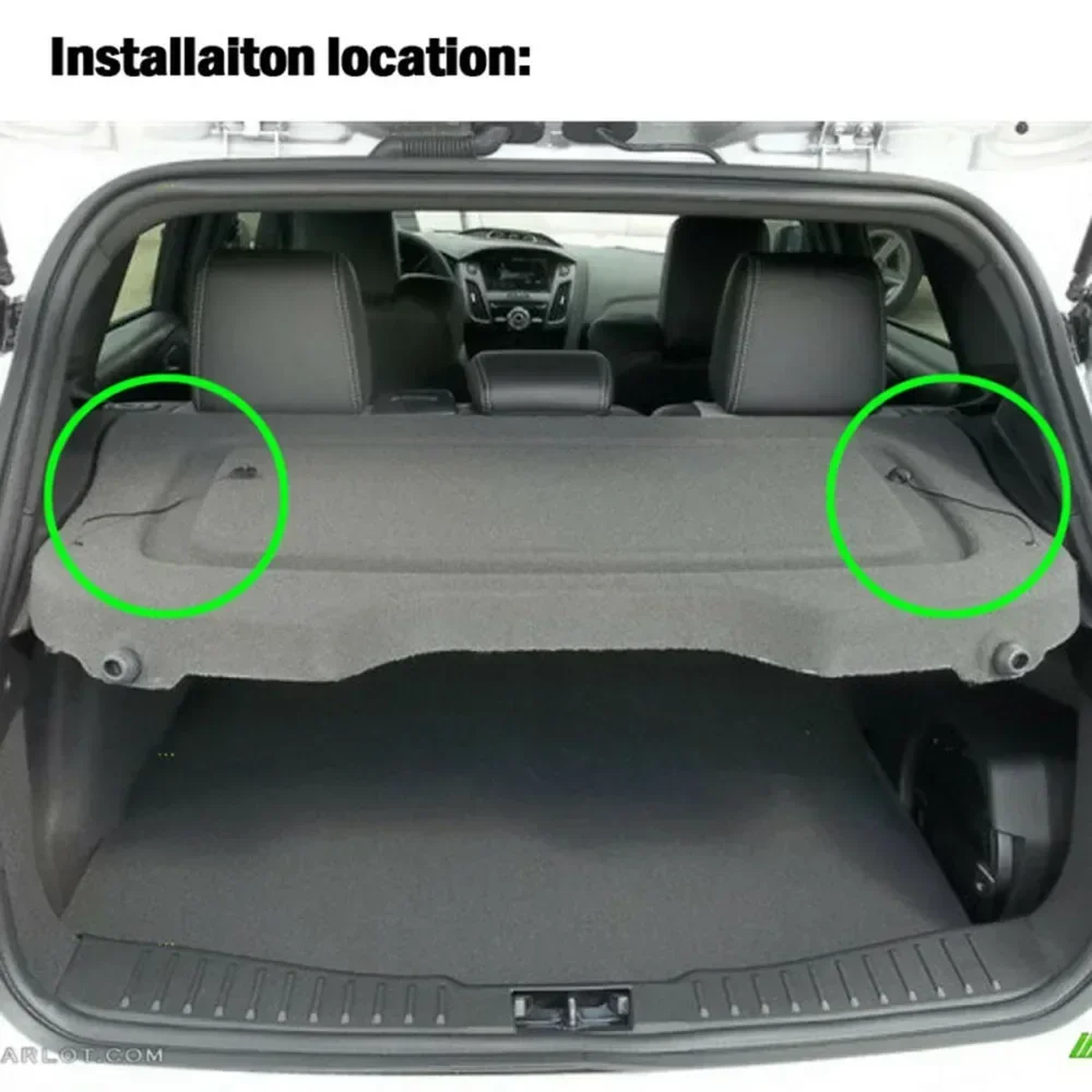 2Pc Hatchback Parcel Shelves Trunk Lid Back Shelf String Holding Strap Rope SmallBall For FORD FOCUS Mk3 PARCEL SHELF STRINGS
