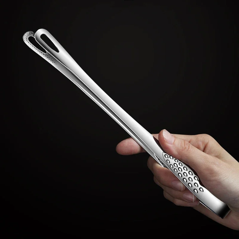 Food Tongs Stainless Steel Barbecue Tongs Meat Salad Food Serving Tweezers Long BBQ Grill Cooking Kitchen Utensils food tongs