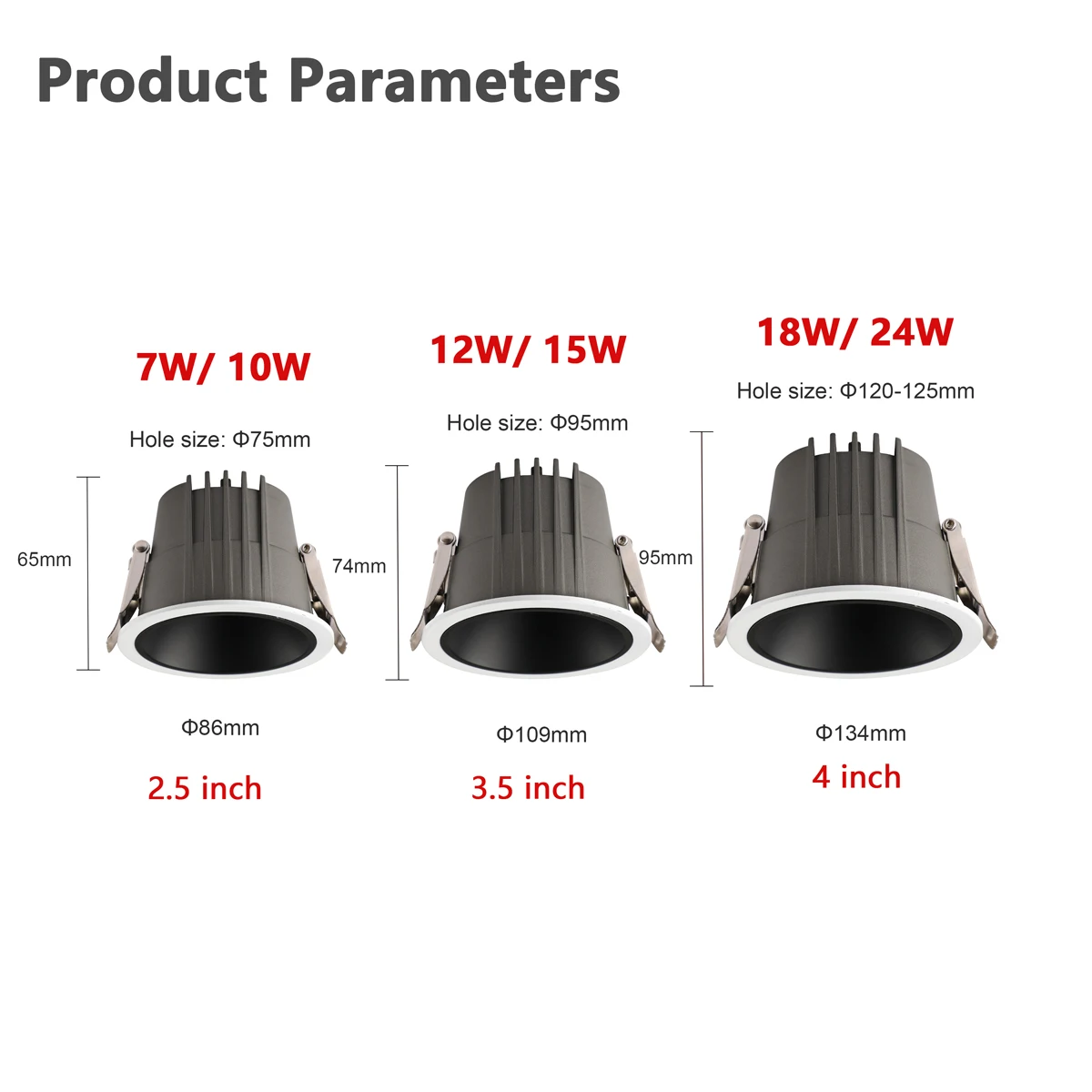 IP65 Waterproof Downlight 110V-220V Anti-Glare Honeycomb Kitchen Bathroom Toilet Eaves LED Ceiling Lamp Spot Light