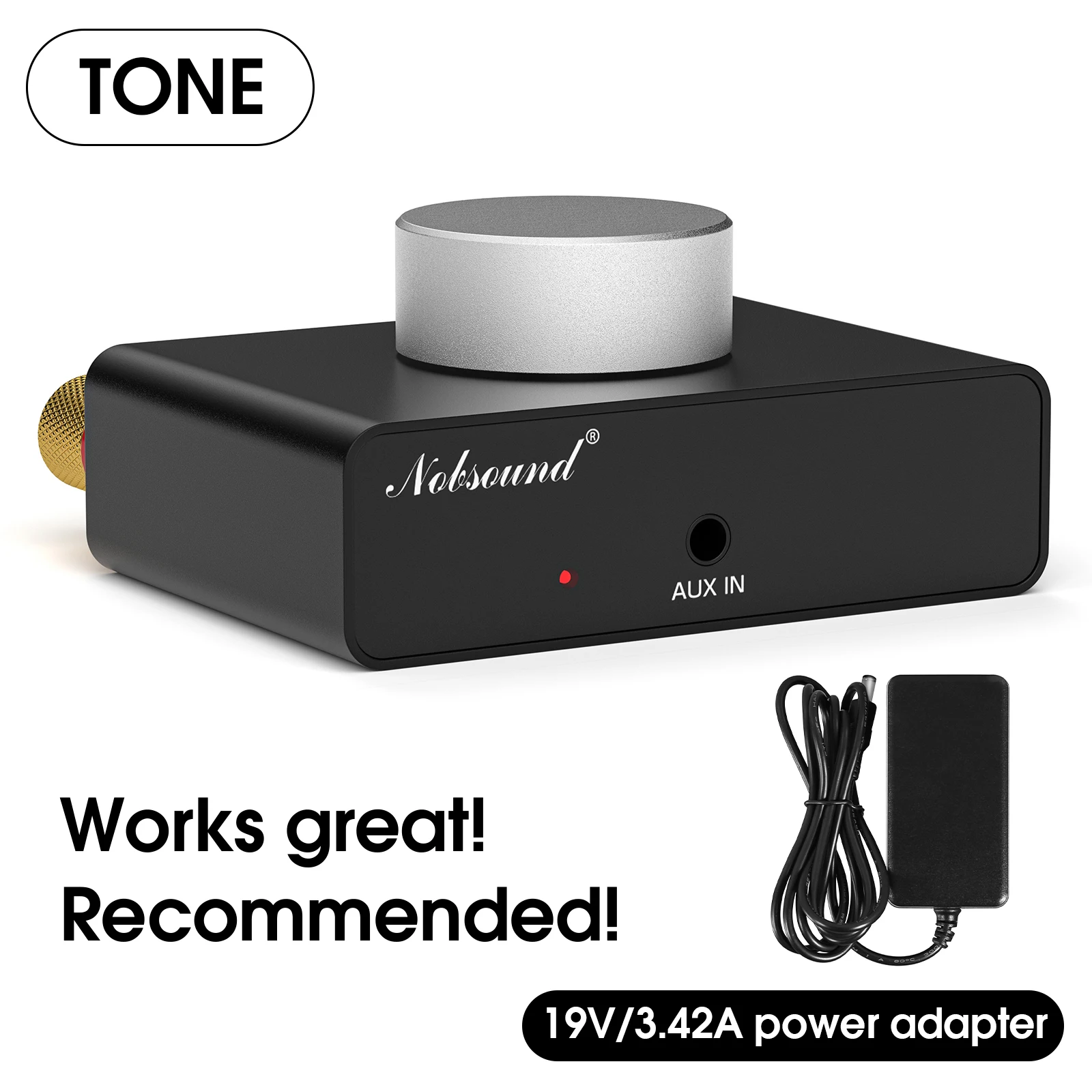 Douk Audio TONE ミニ Bluetooth ステレオアンプ オーディオレシーバー