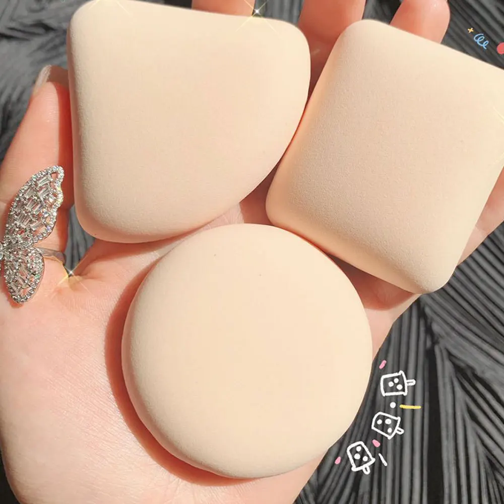 

Makeup Tool Soft Cute Makeup Puff Set Dry Wet Usable Cosmetic Puff Sponge Cushion Puff For Powder Loose Powder