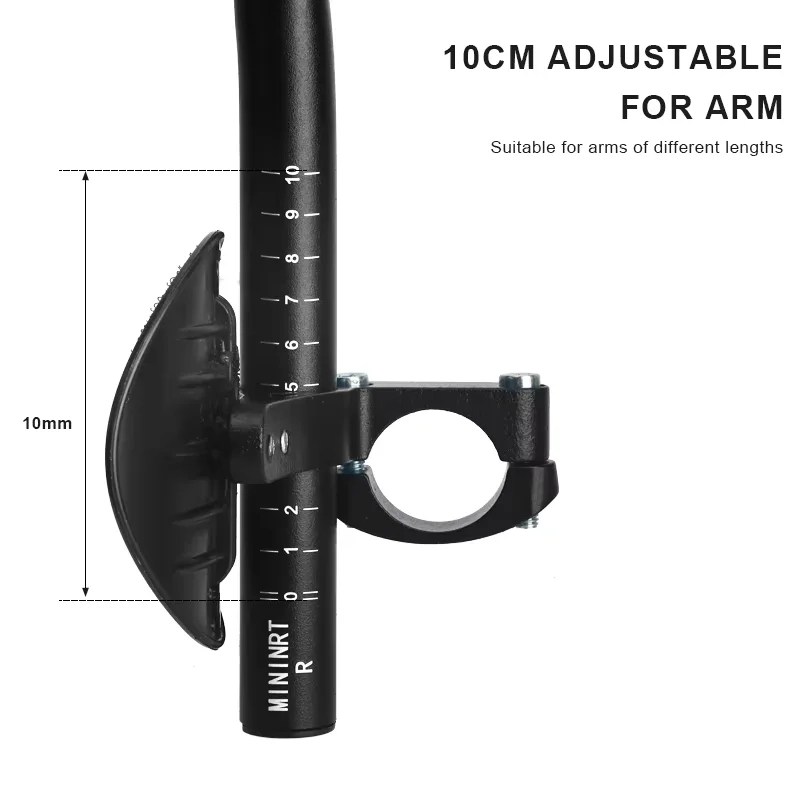 Fahrrad TT Lenker MTB Aluminium Legierung Fern Radfahren Rest Lenker 10CM Einstellbare Fahrrad Lenker Fahrrad Teile – Detail 4