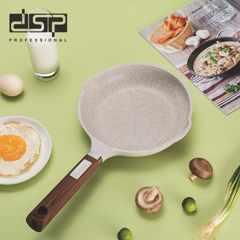 

Maifan Stone Frying Pan Nonstick Home Breakfast Pot Induction Cooker Gas Stove Fried Steak Pancake Nonstick Frying Pan Pot lid