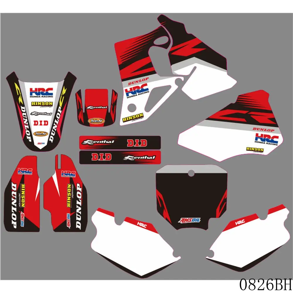 1996 1997 1998 1999 2000 2001 2002 CR 80 GRAPHICS CR80 DECO DECALS STICKERS 