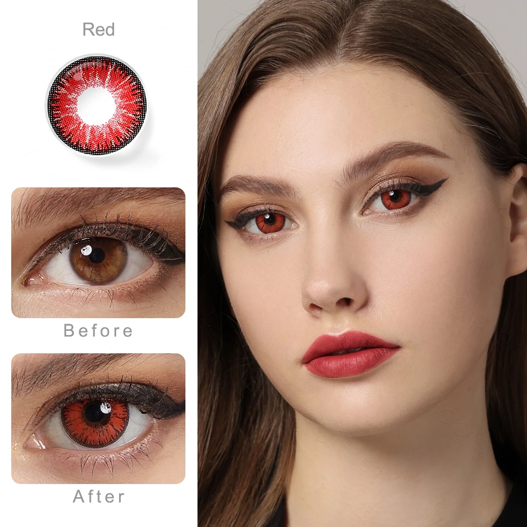 Anime Eye Contacts Before And After