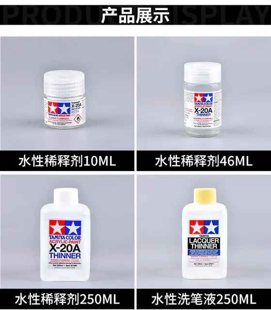 Tamiya LACQUER ACRYLIC Paint Thinner 81520 81020 81030 81040 87077 10ML  23ML 46ML 250ML For Gundam Military Model Hobby Tools - AliExpress