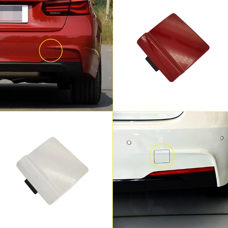 thumbnail image 2 of Akozon Tow Hook Cover,51127312748 Rear Bumper Tow Hook Eye Cover Replacement For 3 Series F30 F35 2012‑2015 2 of 12