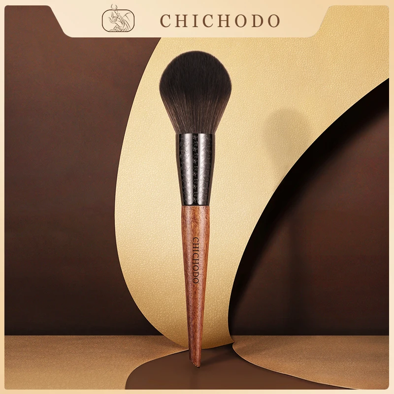 CHICHODO Professional animal hair makeup brush Large loose powder brush Simple powder mkeup beauty tools - synthetic fiber -F212 1