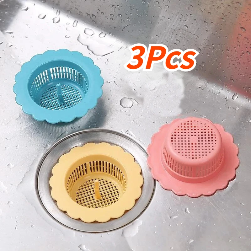 Bathroom Sink Strainer Sink Plug Stopper Hair Catcher Bathroom Floor Drain Shower Drain Strainer Kitchen Filter
