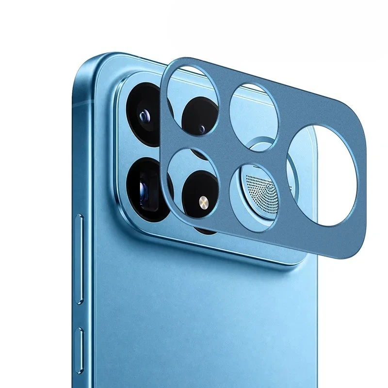 Aluminum Alloy Metal Cover Camera Lens and Screen Protectors with Protective Back Film