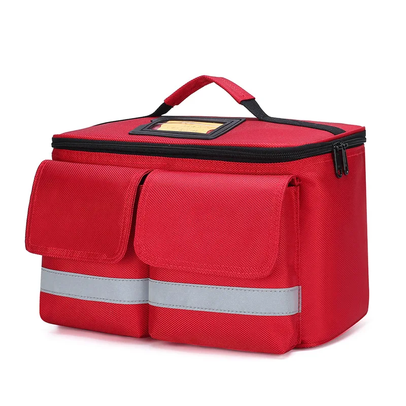 

Empty First Aid Bag Portable Waterproof Medical Outdoor Cars Emergency Survival Kit Camping Reflective Travel-Bag Red Blue