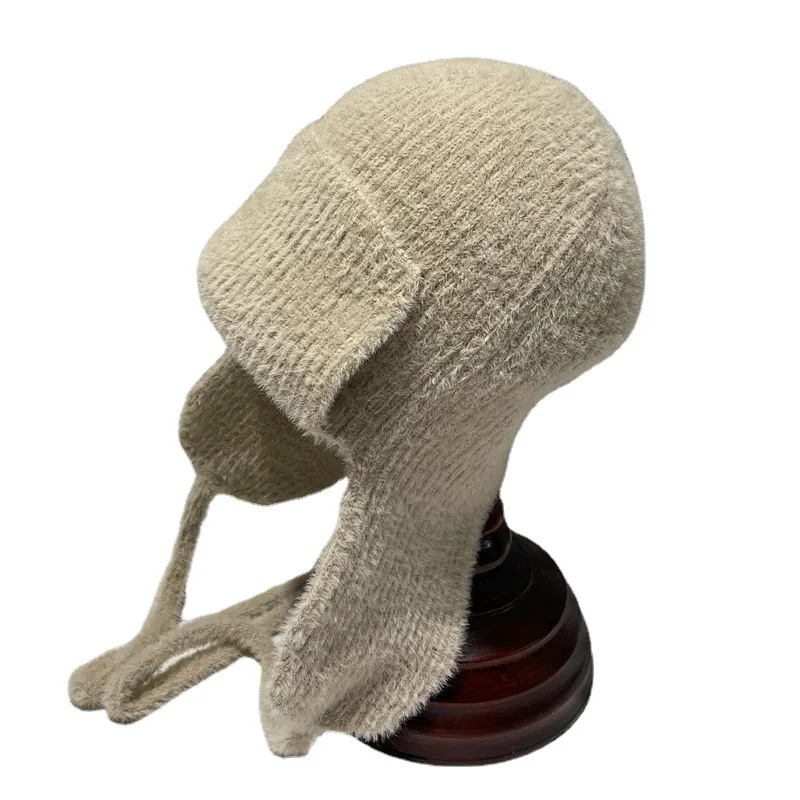 Winter Hat Keep Warm Bomber Hat Women Winter Aviator Trooper Velvet Warm Ear Protection Beanies Russian for Women Earflap Caps