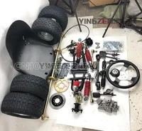 Go Kart 1M Axle Kit Off-road Modified Steering Suspension Rear Front and Disc Brake 6 Inch  Wheel 7 Inch  Wheel 8 Inch  Wheel 2