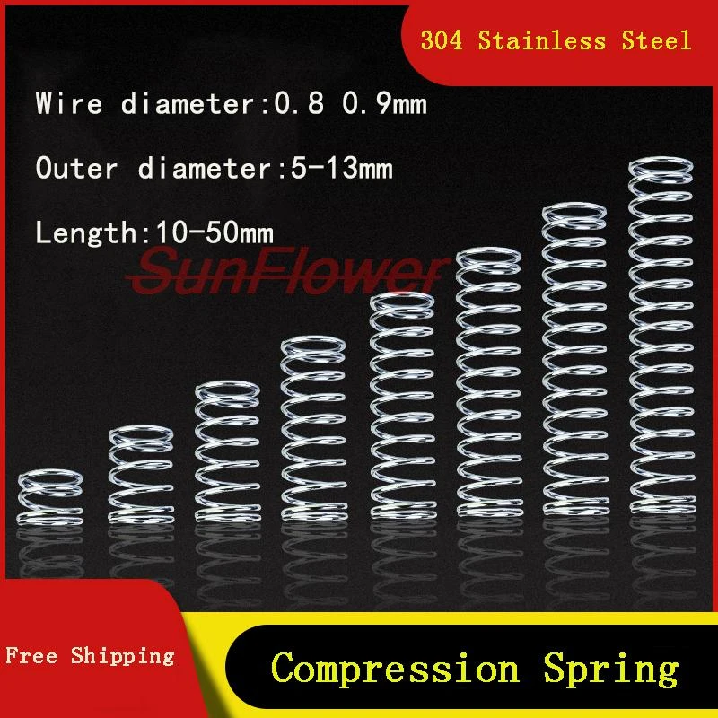 Stainless Steel Compression Spring Wire Spring 30mm Stainless Steel