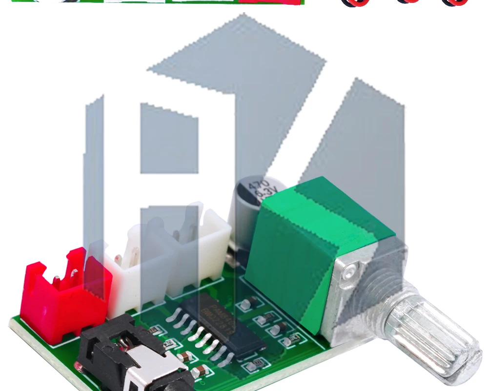 1 ~ 10 Stück XH-A157 Digitalverstärkerplatine PAM8403 mit Lautstärkeregler Aux-Eingang USB 5V Netzteil Dual 3W Ausgang – Detail 9