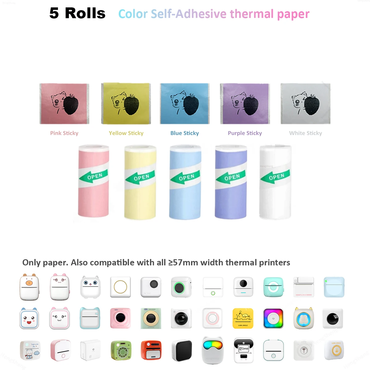 5Rolls ColorSticker
