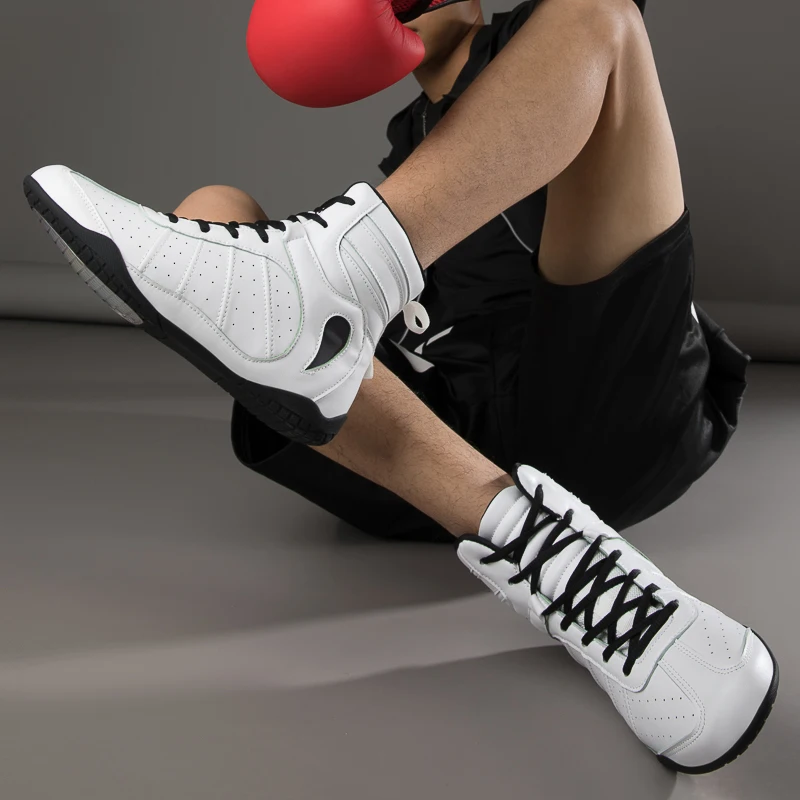 Men Wrestling Shoes Comfortable Training Gym Boxing Boots Unisex Sports Fighting Sneakers Professional Wrestling Boots