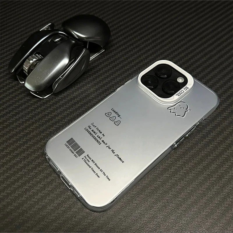 Elegant Senior Ghost Character Case - Sleek and Protective Cover Design