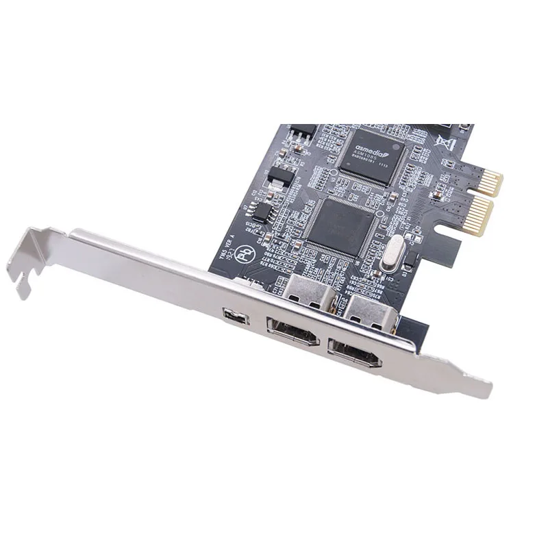 PCI-e 1X IEEE 1394A 4 Port(3+1) Firewire Card Adapter PCIe PCI Express Internal 1394 A 6Pin To 4 Pin IEEE 1394 Cable For Desktop — view 5