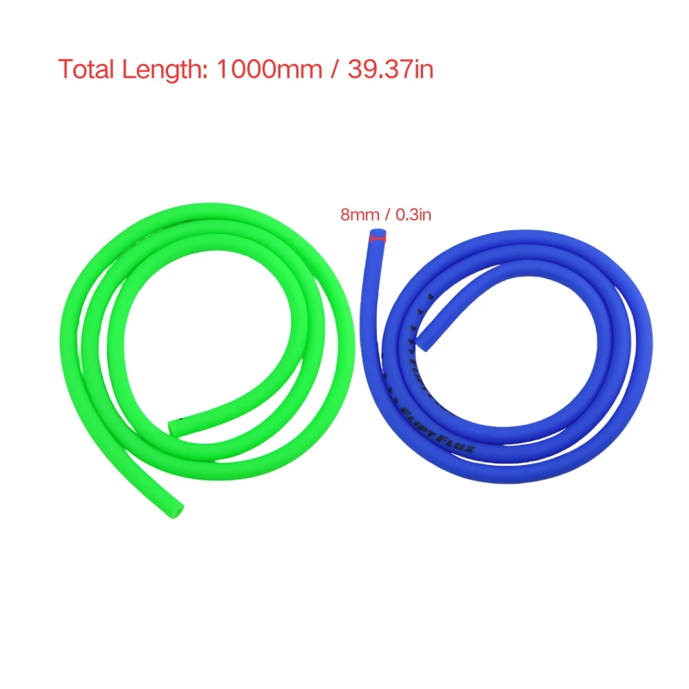 Versatile Multi-Length Colorful Rubber Fuel Line Hose