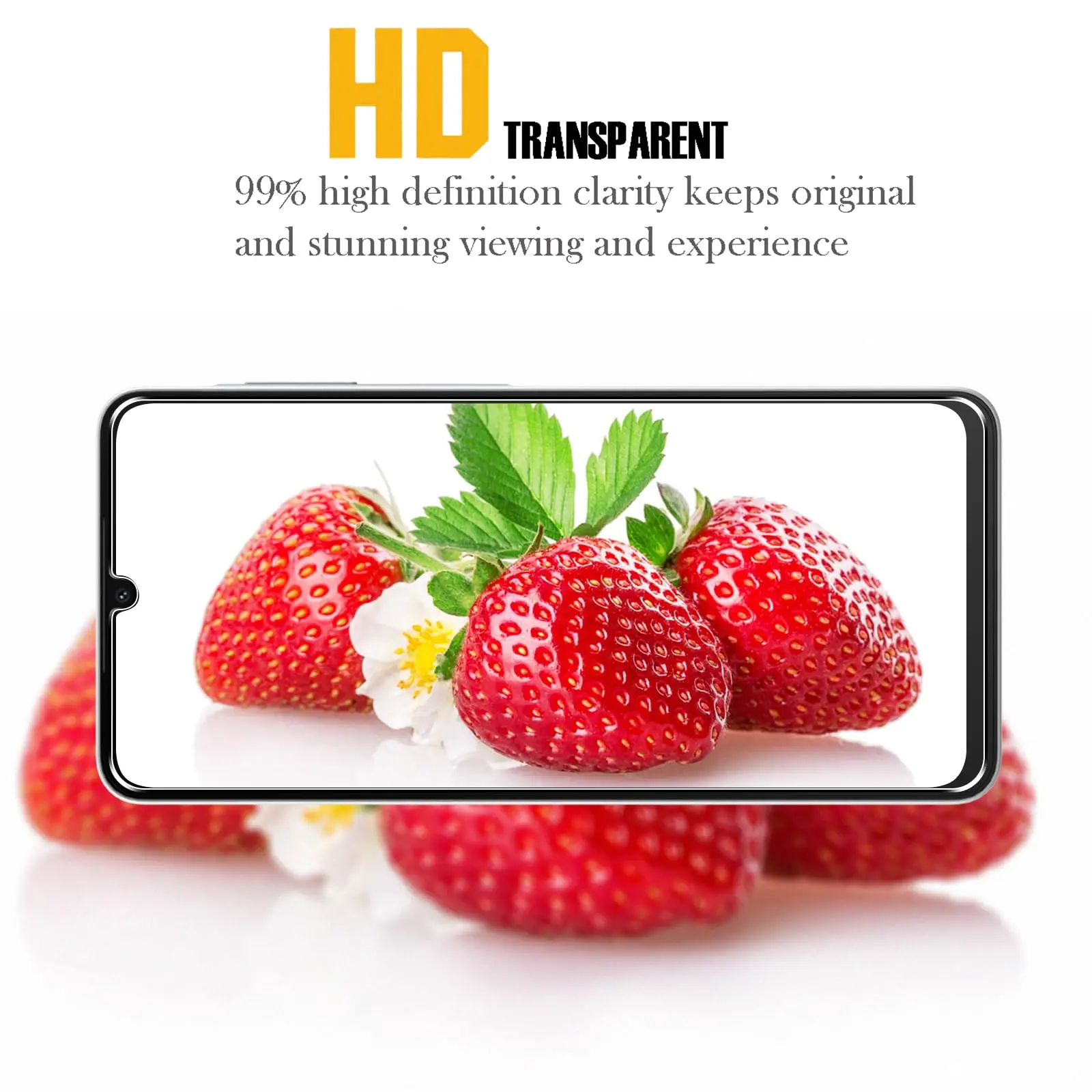 Premium Tempered Glass Screen Protector - HD Clear, 9H Hardness, Anti-Scratch, Case Friendly
