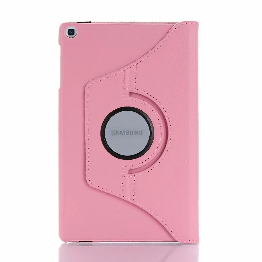 360° Rotating Leather Tablet Case Stand with Back Cover