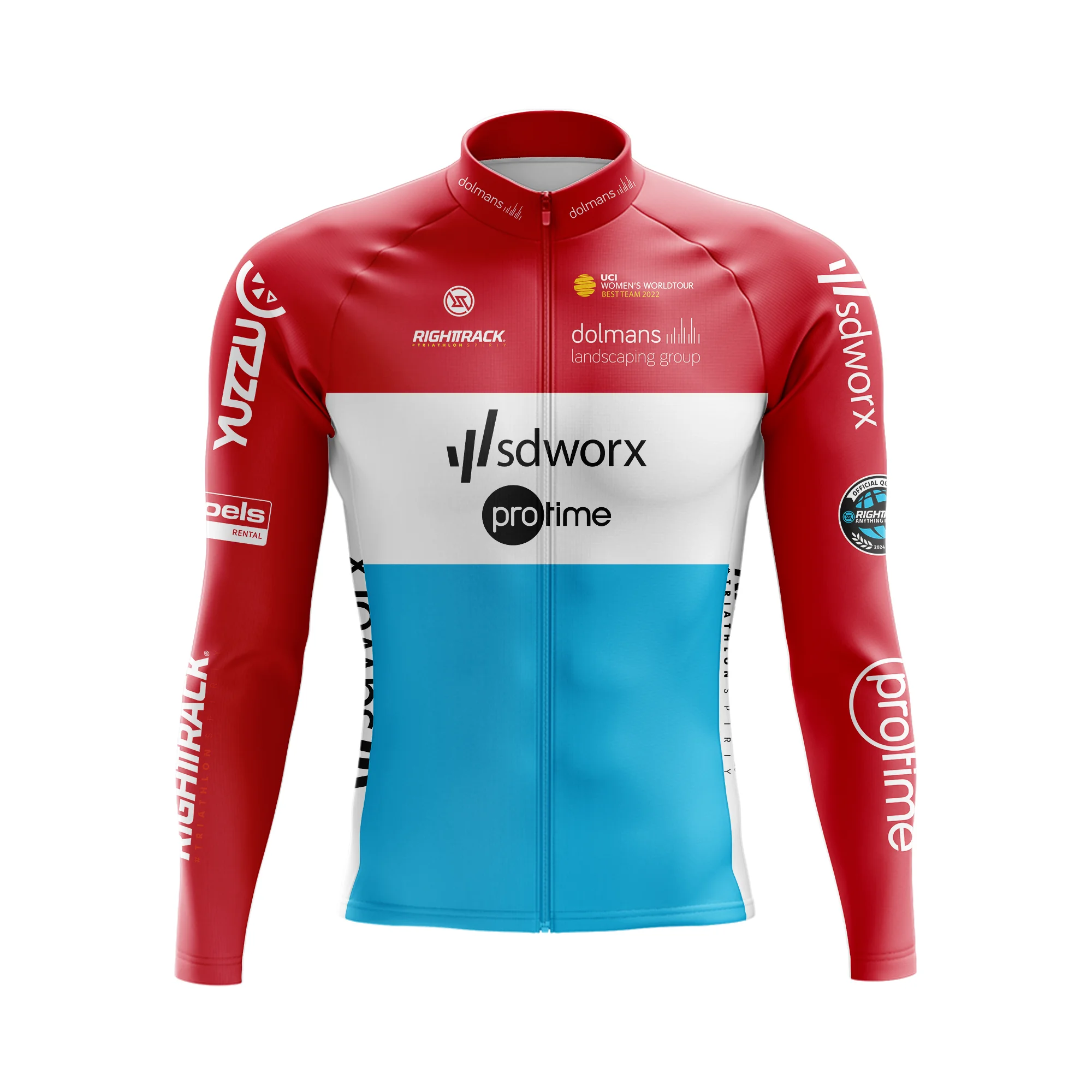 thumbnail image 1 of Jersey de ciclismo de invierno Champ SDWorx Chaquetas térmicas de manga larga de polar Protime Ropa de ciclismo de carretera RightTrack, 1 of 5