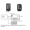 For REMOCON RMC600 LRT1 RMC610 RMC555 Remote Control 250MHz-450MHz Fixed Code Garage Door Opener Hand Tranmsitter 6