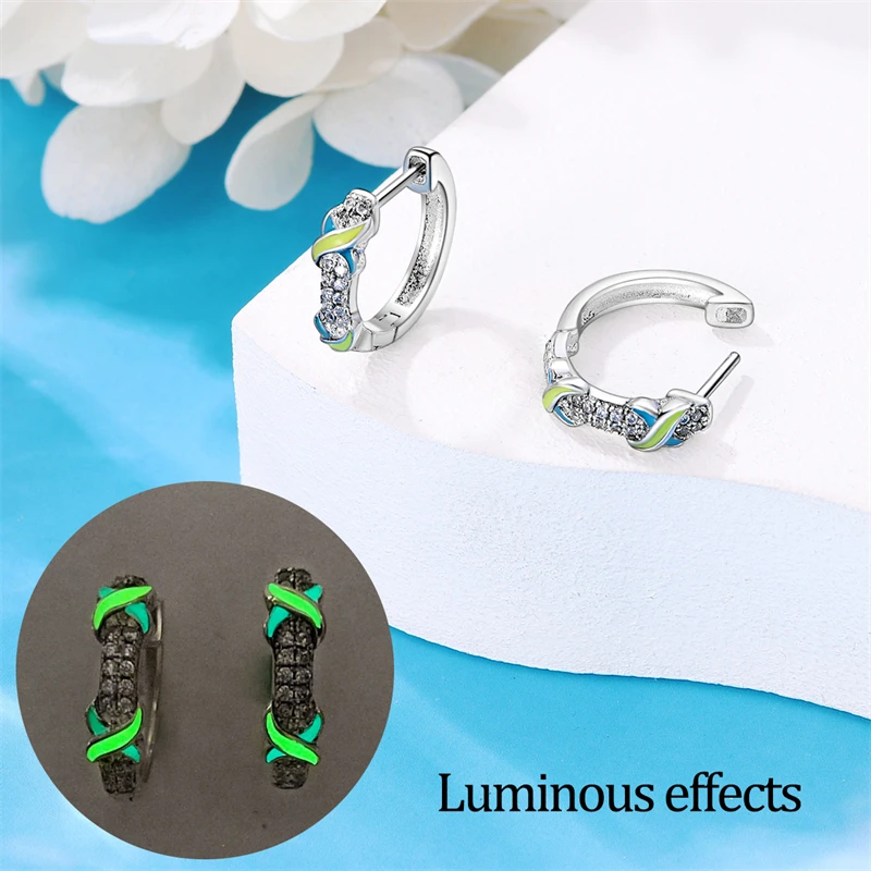 Orecchini a bottone rotondi in argento sterling 925 con opale