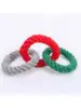 1pc Large Tough Chew Toys for Aggressive Chewers Large Breed,Heavy Duty Dental Rope Toys Kit for Medium Dogs,Cotton Puppy 4