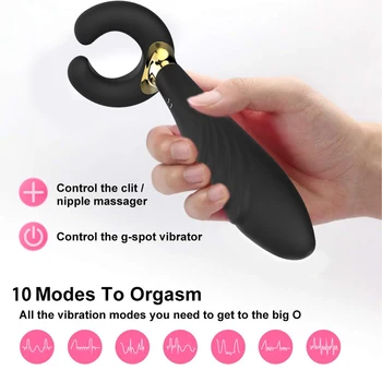 Silicone Vibration Clip Vibrator Adult Game For Men Climax Delay Sex Ring Massage Vaginal Dilator For Women G point stimulate 6