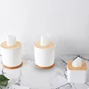 Wooden Tissue Box Napkin Holder Cover Toilet Paper Handkerchief Case Solid Simple Stylish Wood Home Car Wipe Organizer Container 3