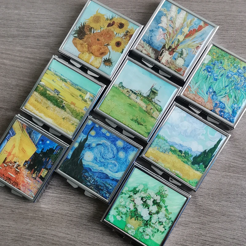 16/18 Grid Watercolor Palette Mini Paint Packaging Tin Box Student Portable Watercolor Box Aquarel Painting Art Supplies images - 6