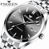 FNGEEN Men's Watch Quartz Business Waterproof Calendar Ultra-thin  Clock For Men Relogio Masculino Reloj Hombre часы мужские 1