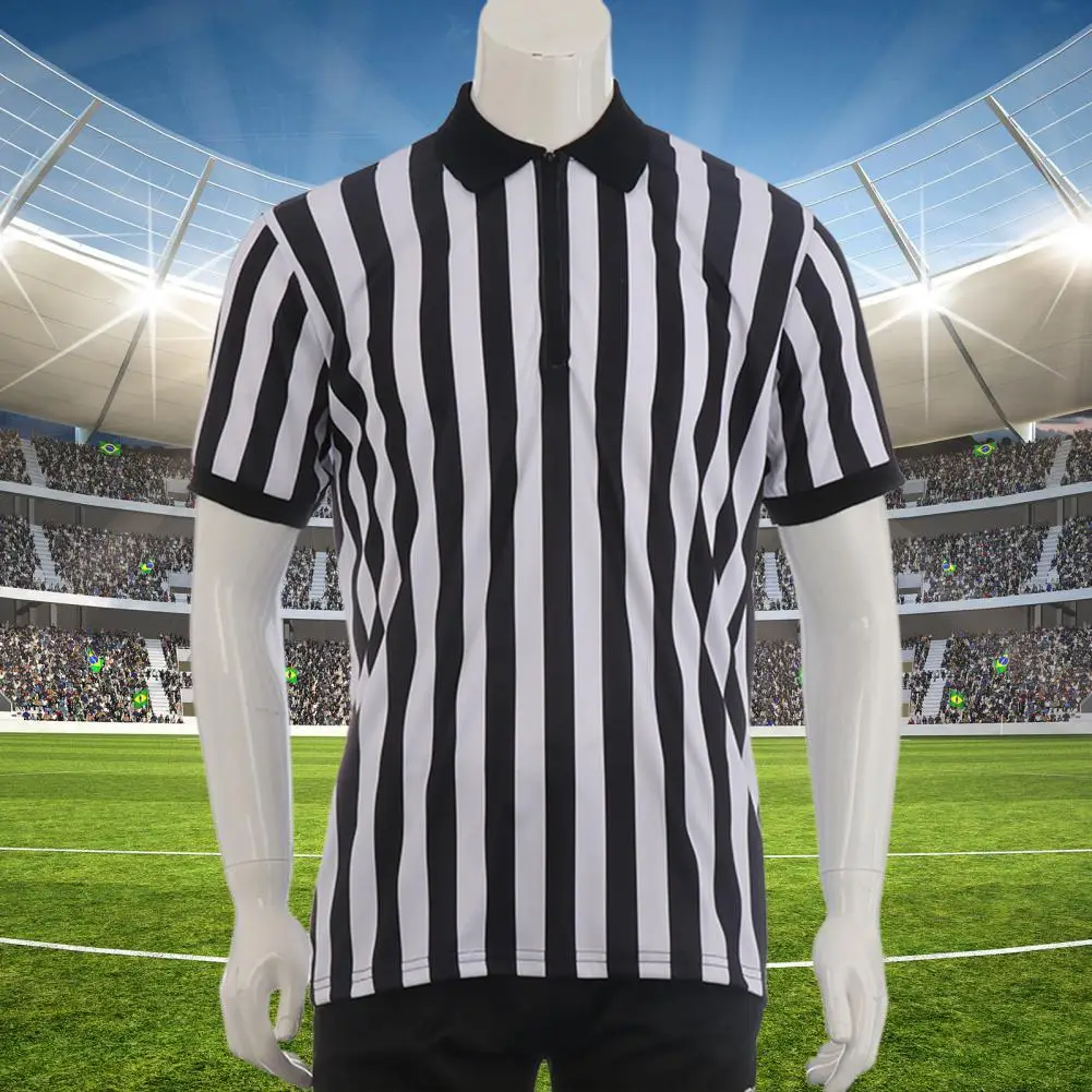 2019ProfessionalFootballRefereeUniformCustomShirtsAdultBlack