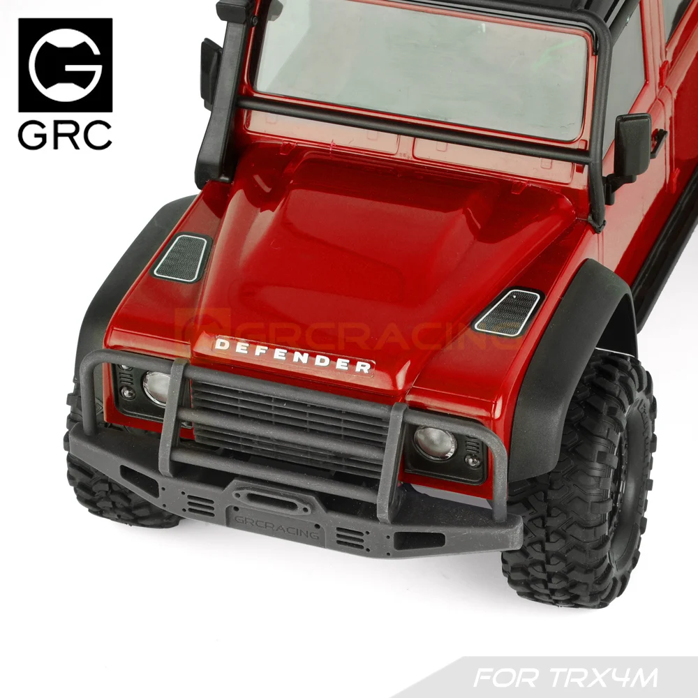 Rejilla protectora para faros delanteros LED para Traxxas 1/18 TRX4M Defender RC Car, malla protectora de nailon para evitar arañazos con destornillador
