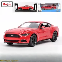 Maisto 1:18 2015 Ford Mustang Gt Racing Sports Car Diecast Model Edition Alloy Luxury Sports Vehicle Model Collection Toys Gifts 1