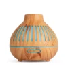 500ML Aromatherapy Essential Oil Diffuser Wood Grain Remote Control Ultrasonic Air Humidifier Cool with 7 Color LED Lights 6