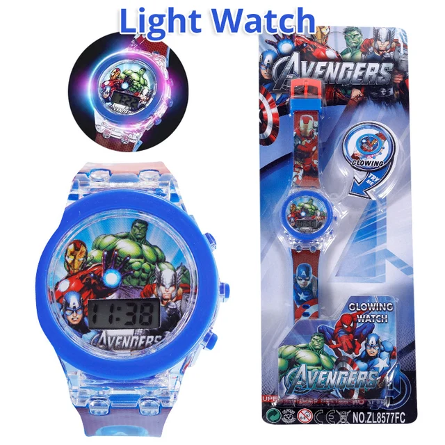 Spiderman Superhero Montre-bracelet Enfants Garçons Filles Dessin animé  Montre Cadeau d'anniversaire